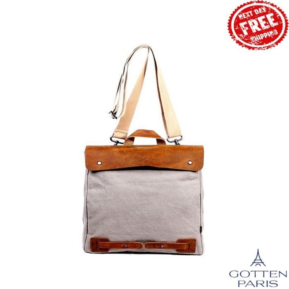 Cooper Convertible Canvas Backpack Ivory Women's Bag - Picture 6 of 9